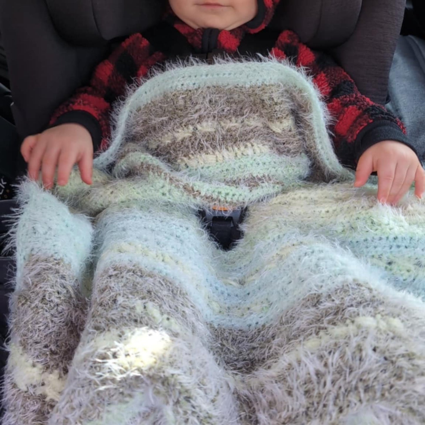 Bubbles & Waves Car Seat/Stroller Blanket